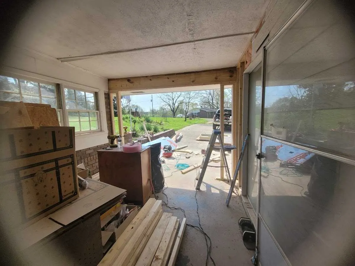 Air movers and dehumidifier for Water Mitigation Services in Home Gardens